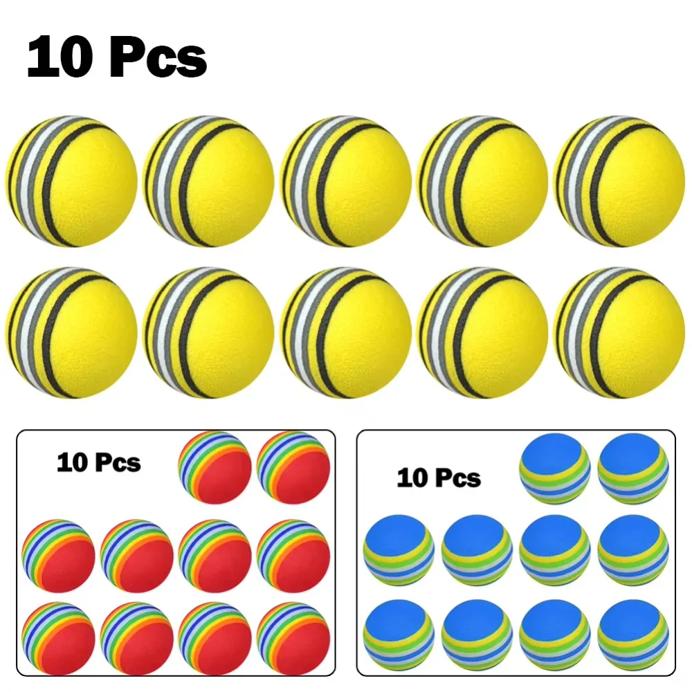 Golf Exercise Equipment - 10 Bolas de Espuma para Prática