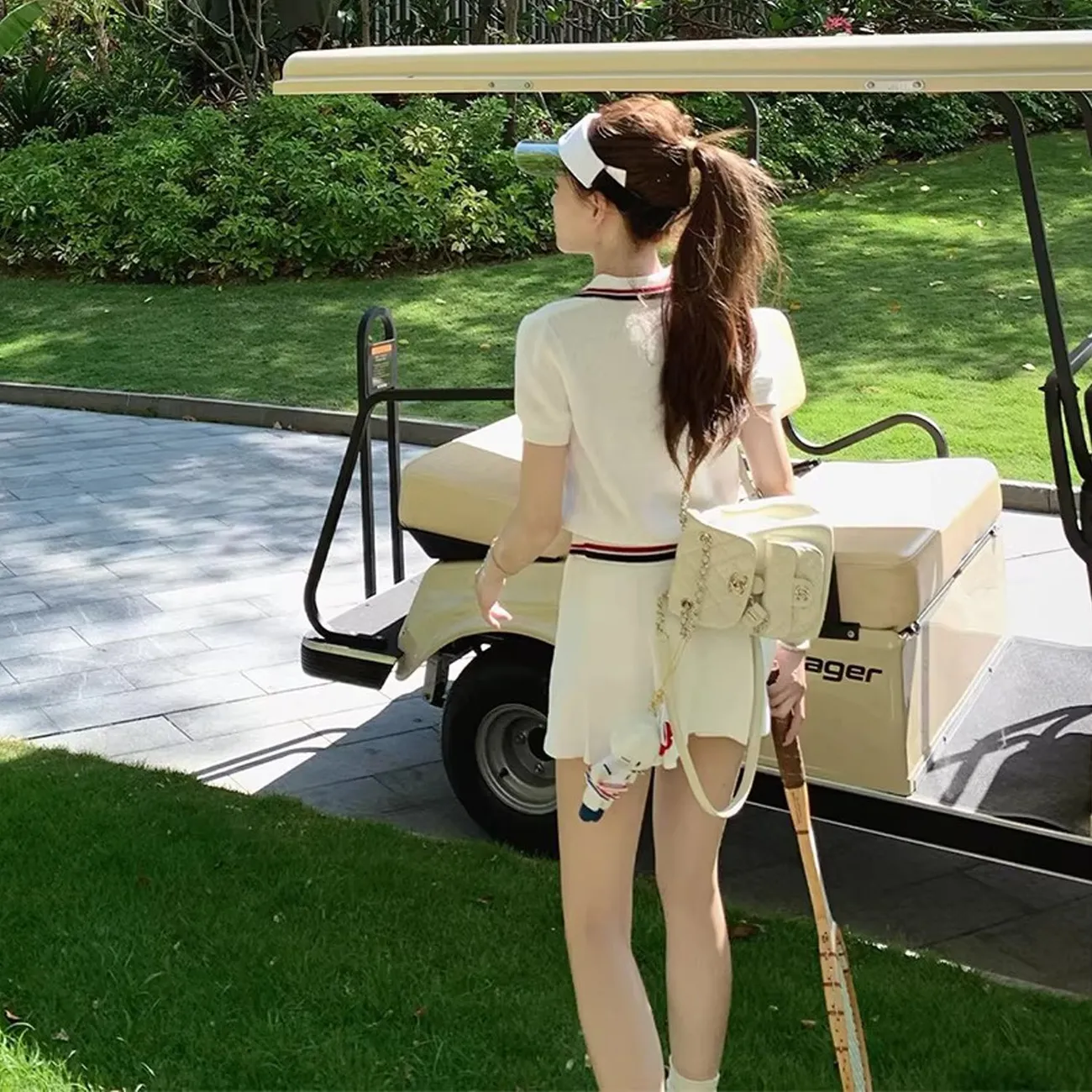 Conjunto de Roupas de Golfe Fe - Golf Equipment For Women avaliação e preço