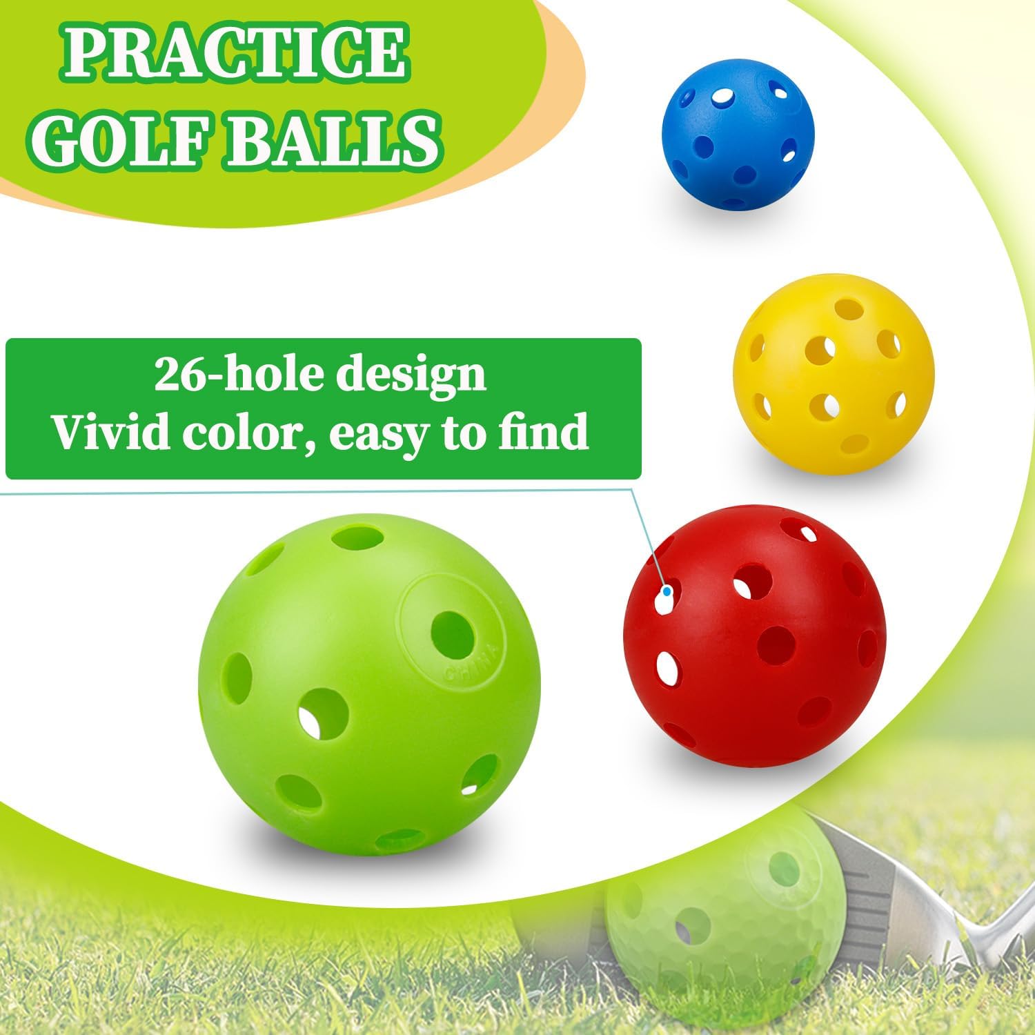 24 pçs 42mm fluxo de ar plásti - Golf Exercise Equipment avaliação e preço